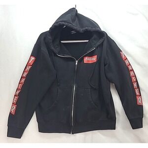 Thrasher Magazine Hoodie Spellout Sleeves Mens Med Skater Street Wear Grunge Y2K